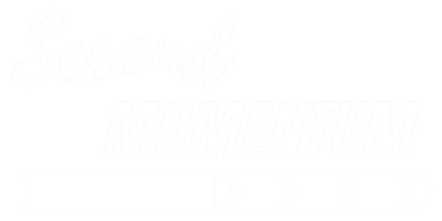 Second Momentum Logo - White